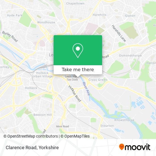 Clarence Road map