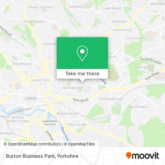 Burton Business Park map