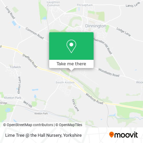 How to get to Lime Tree @ the Hall Nursery in North And South Anston by ...