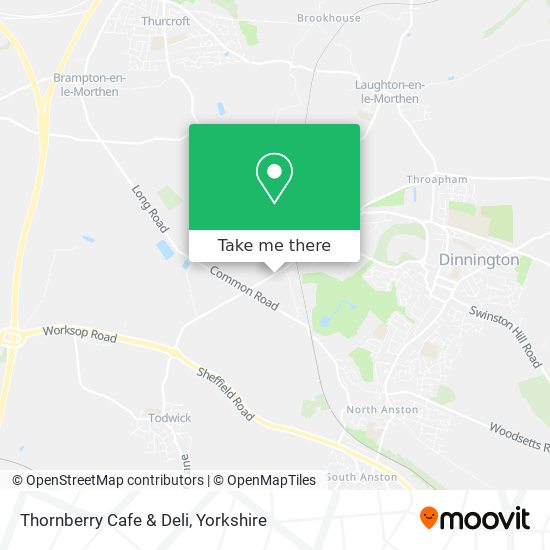 Thornberry Cafe & Deli map