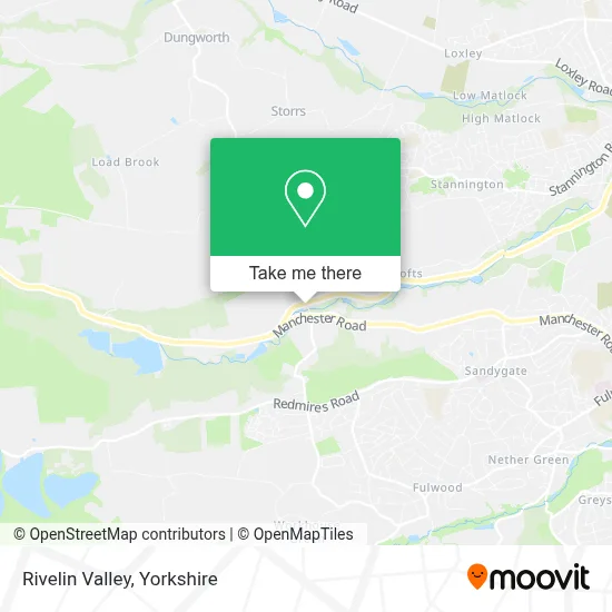 Rivelin Valley map