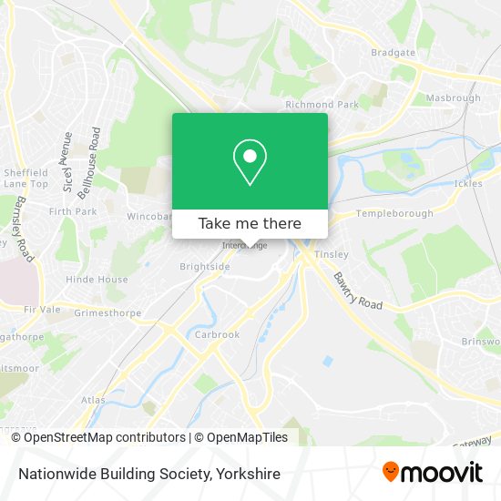 Nationwide Building Society map