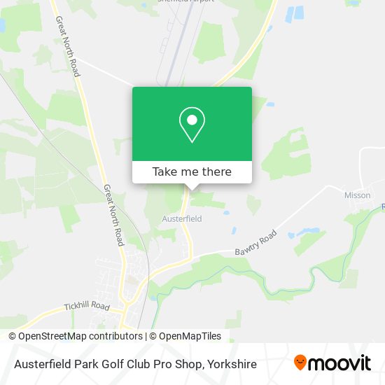 Austerfield Park Golf Club Pro Shop map