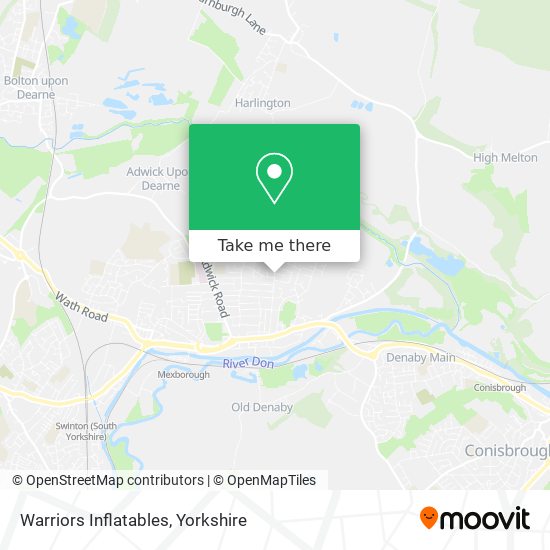 Warriors Inflatables map