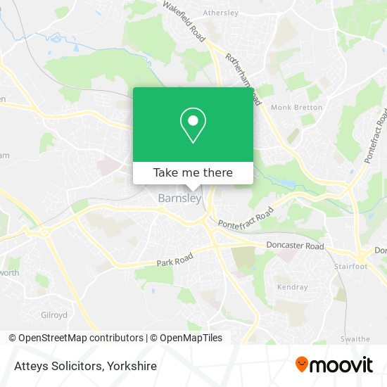 Atteys Solicitors map