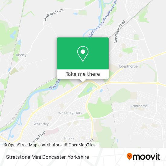 Stratstone Mini Doncaster map