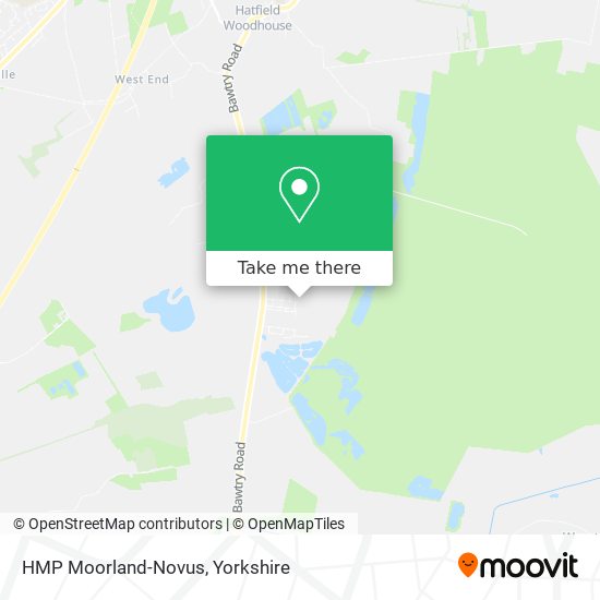 HMP Moorland-Novus map