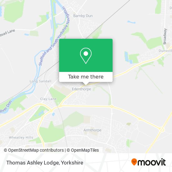 Thomas Ashley Lodge map
