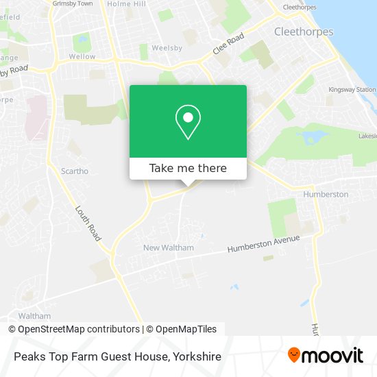 Peaks Top Farm Guest House map