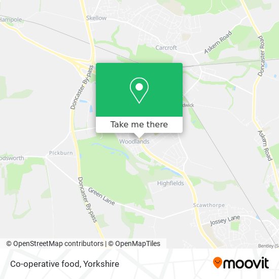 Co-operative food map