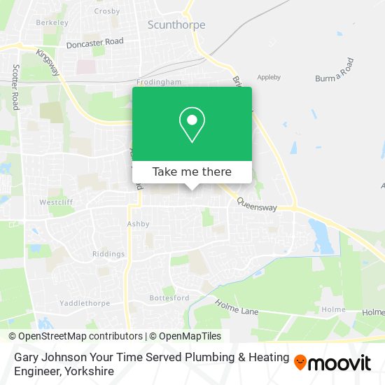 Gary Johnson Your Time Served Plumbing & Heating Engineer map