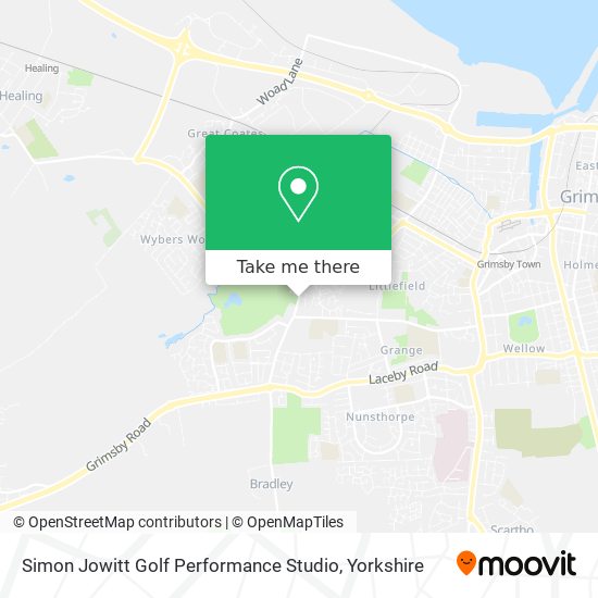 Simon Jowitt Golf Performance Studio map