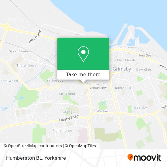 Humberston BL map