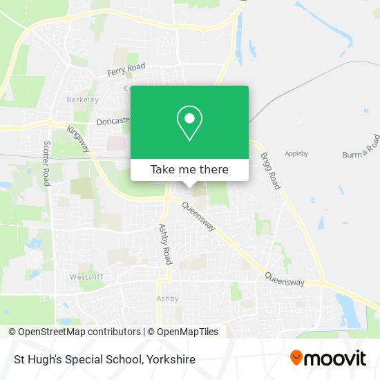 St Hugh's Special School map