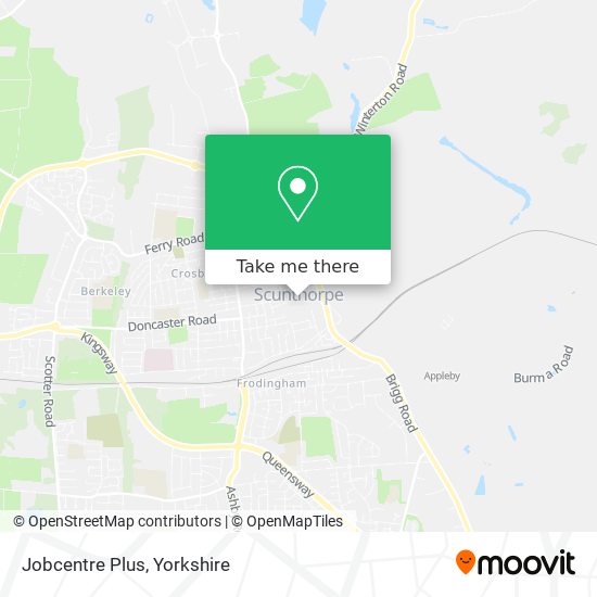 Jobcentre Plus map