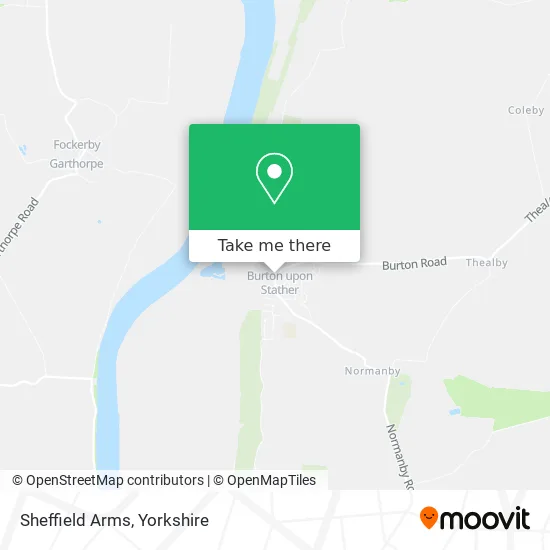 Sheffield Arms map