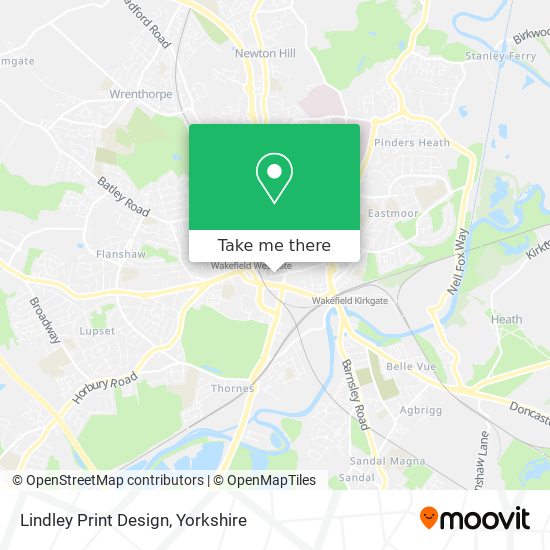 Lindley Print Design map