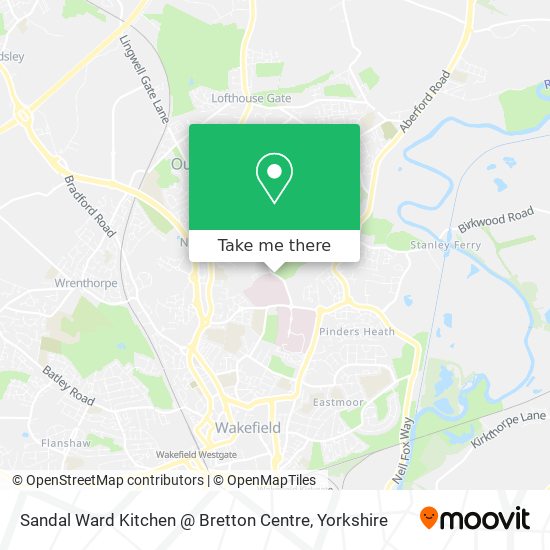 Sandal Ward Kitchen @ Bretton Centre map