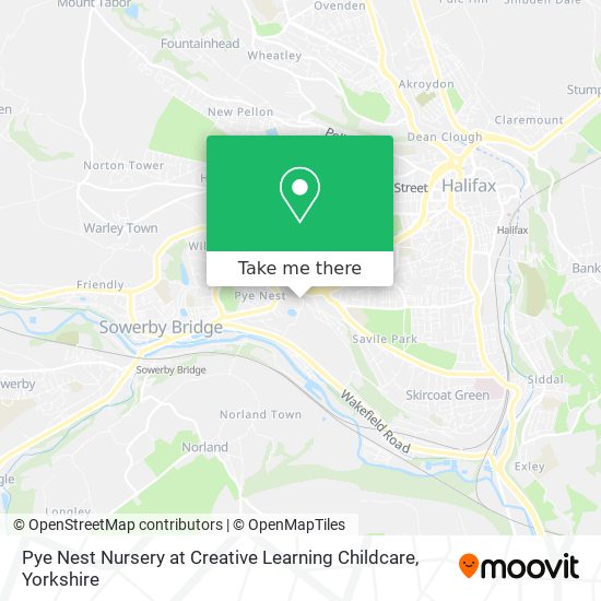 Pye Nest Nursery at Creative Learning Childcare map