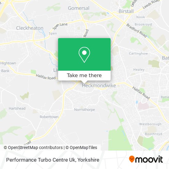 Performance Turbo Centre Uk map