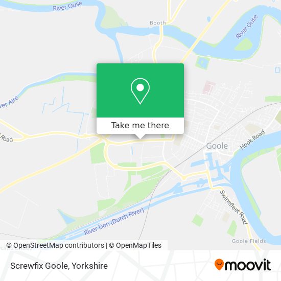 How to get to Screwfix Goole by Bus or Train?