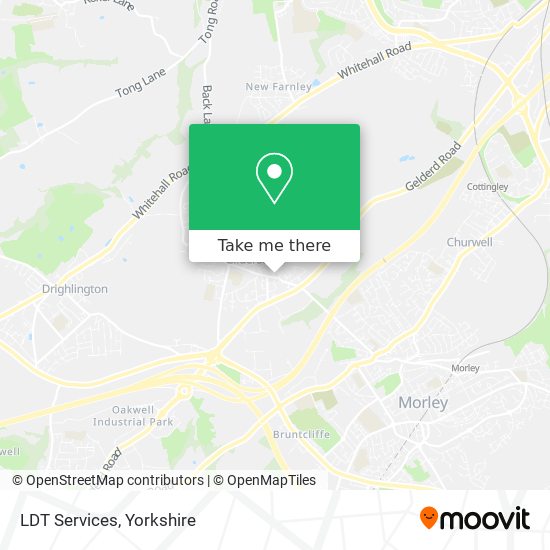 LDT Services map