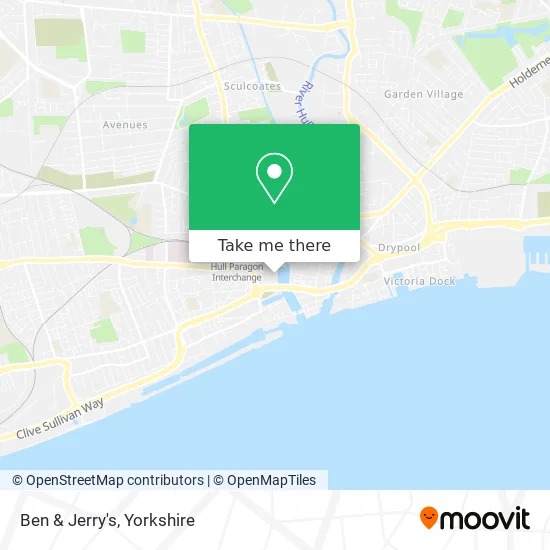 Ben & Jerry's map