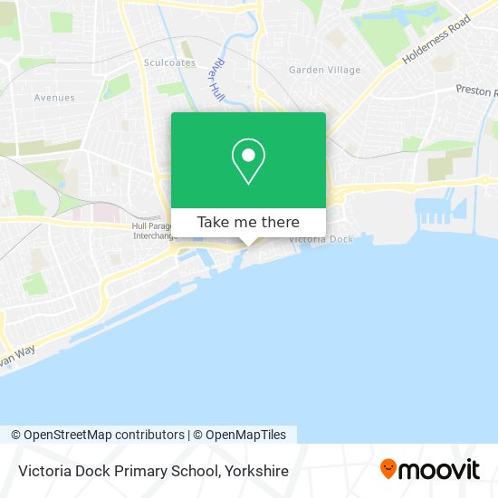 Victoria Dock Primary School map