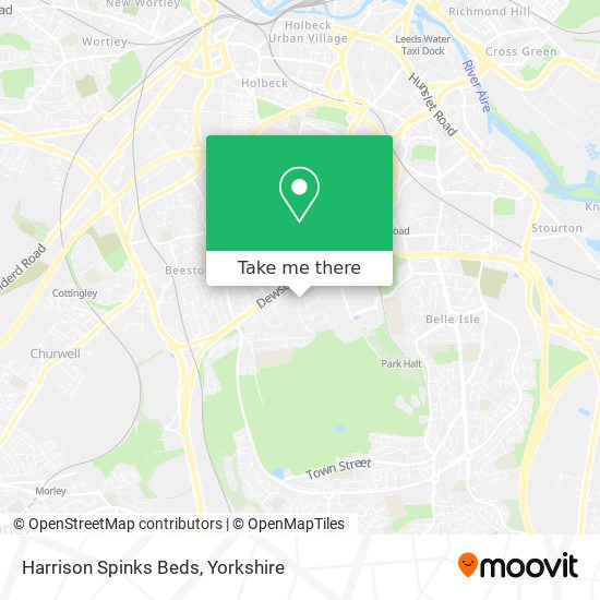 Harrison Spinks Beds map