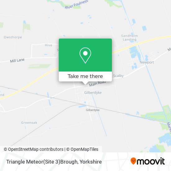 Triangle Meteor(Site 3)Brough map