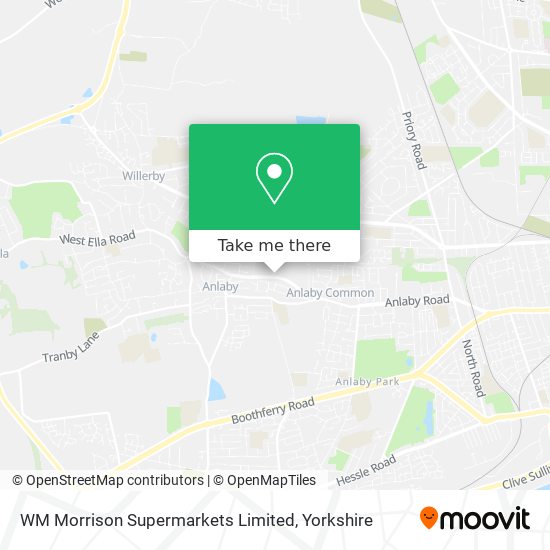 WM Morrison Supermarkets Limited map