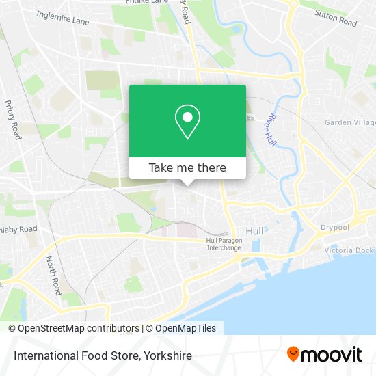 International Food Store map