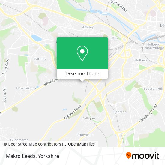 Makro Leeds map