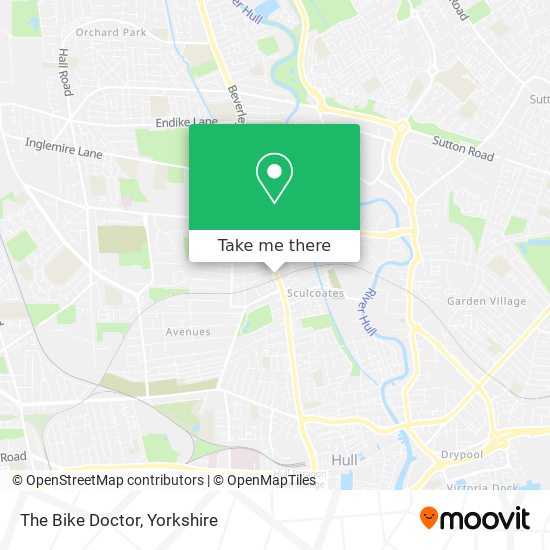 The Bike Doctor map