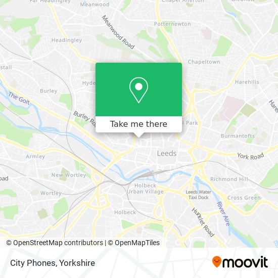 City Phones map