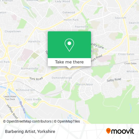 Barbering Artist map
