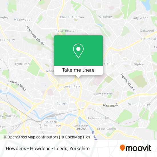 Howdens - Howdens - Leeds map