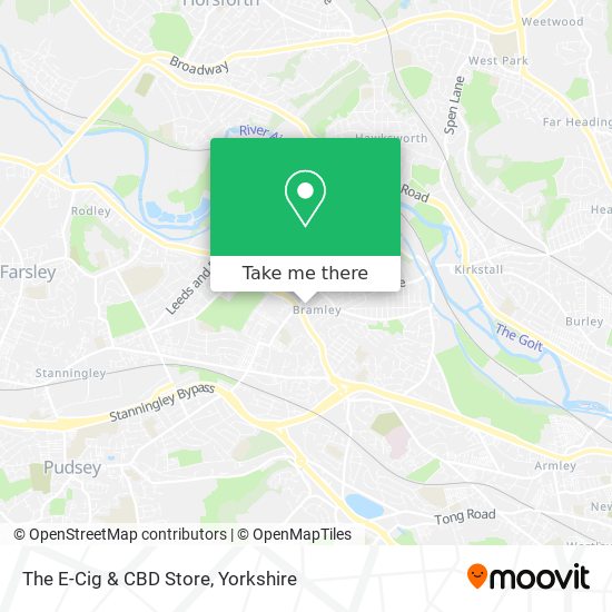 The E-Cig & CBD Store map