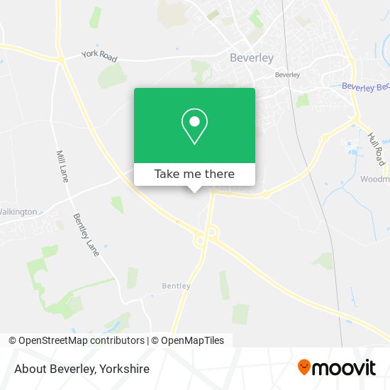 About Beverley map