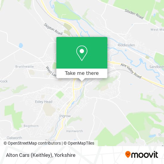 Alton Cars (Keithley) map
