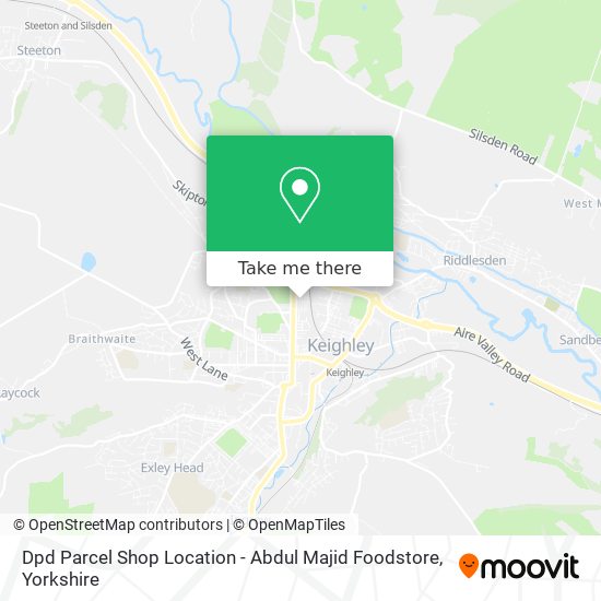 Dpd Parcel Shop Location - Abdul Majid Foodstore map