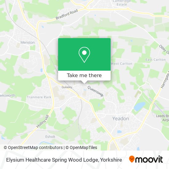 Elysium Healthcare Spring Wood Lodge map