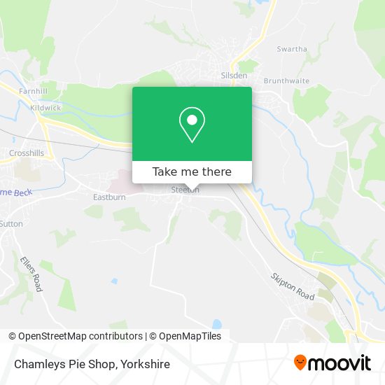 Chamleys Pie Shop map