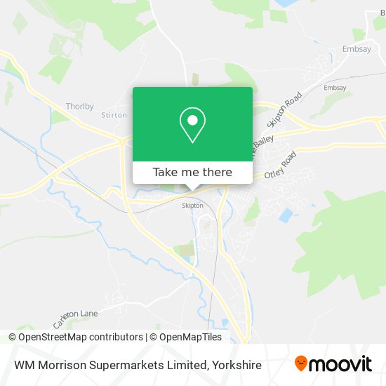 WM Morrison Supermarkets Limited map