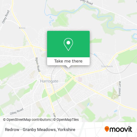 Redrow - Granby Meadows map