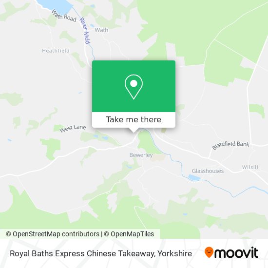 Royal Baths Express Chinese Takeaway map