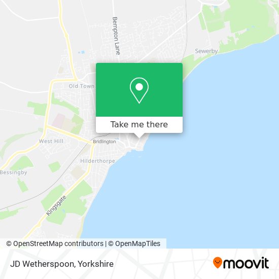 JD Wetherspoon map
