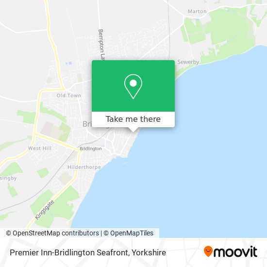 Premier Inn-Bridlington Seafront map