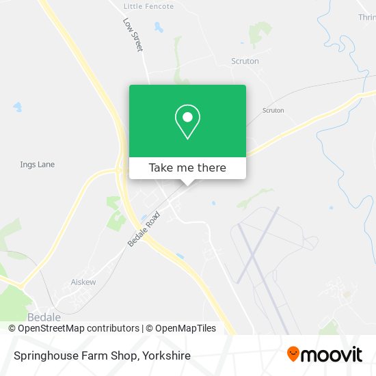 Springhouse Farm Shop map