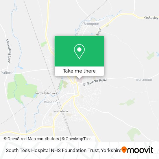 South Tees Hospital NHS Foundation Trust map